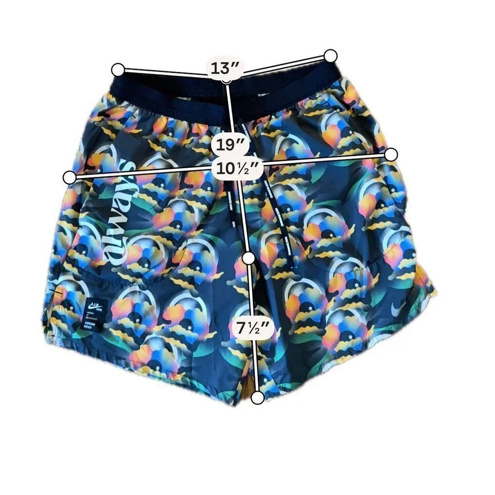 Nike flex stride A.I.R. Jordan moss 7” graphic running shorts small